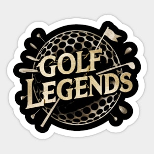 golf legends Sticker